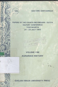 Papers of the fourth Indonesian-Dutch history conference Yogyakarta 24-29 July 1983