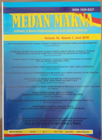 Dominasi gender dalam buku bunga rampai Cerita Rakyat Tapanuli Tengah terbitan Balai Bahasa Sumatera Utara