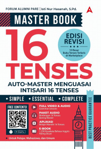 Master book 16 tenses auto-master menguasai intisari 16 tenses : simple, essential, complete
