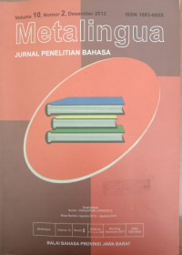Tingkat kebanggaan siswa SMA kota Bengkulu terhadap Bahasa Indonesia